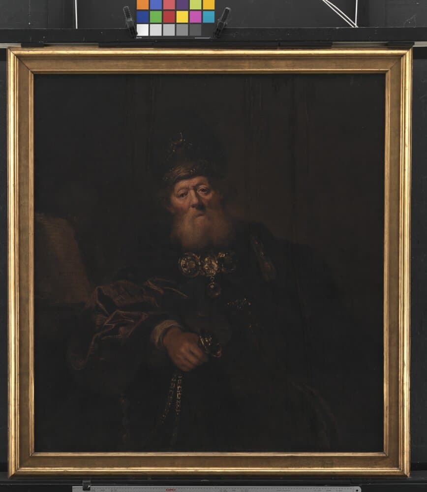 Aron som ypperstepræst — Mander III, Karel van