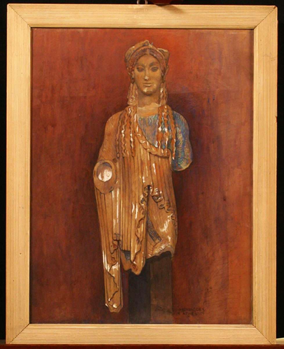 The "Kore with Almond Eyes" (Acropolis Museum inv.no. 674) — Marie Henriques