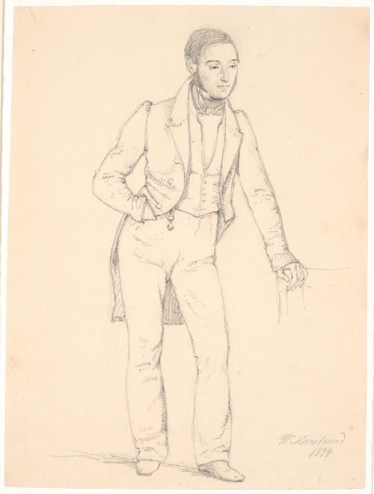 Koncertmester Johan Frederik Frølich — Wilhelm Marstrand