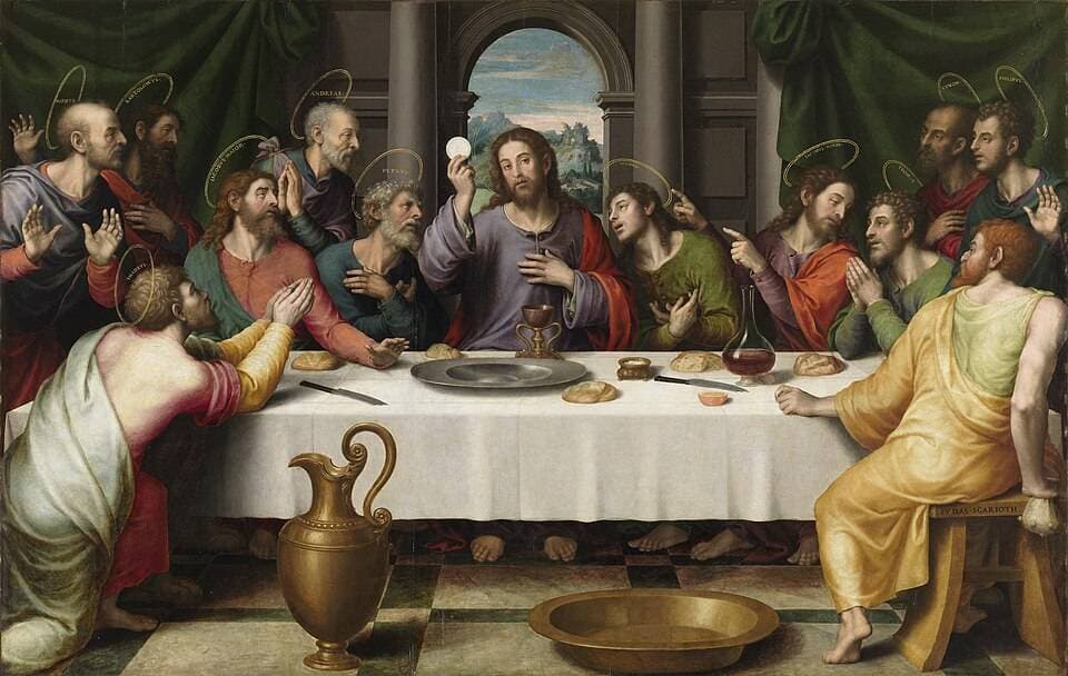 The Last Supper — Juan de Juanes