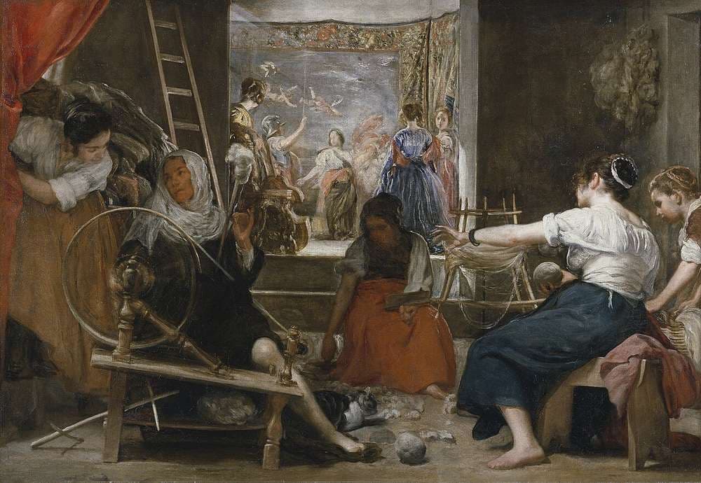 The Spinners, or the Fable of Arachne — Diego Velázquez