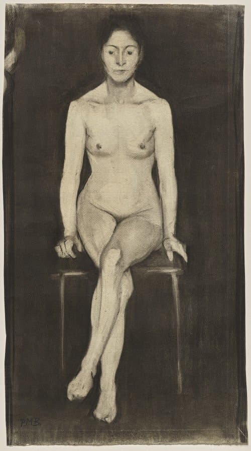 Seated Female Nude (Self-Portrait?) — Paula Modersohn-Becker