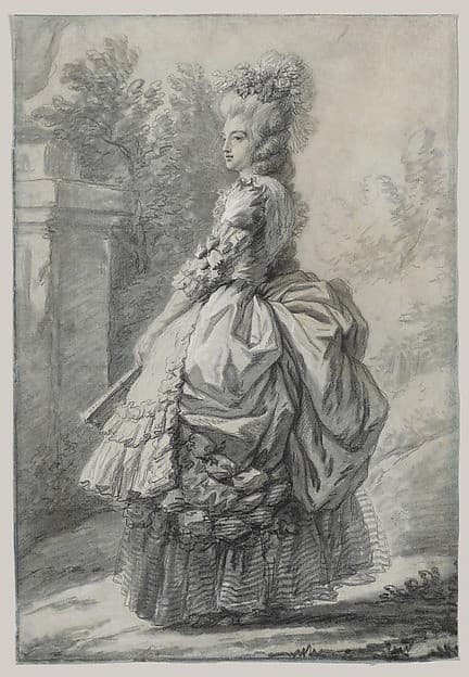 Marie Antoinette in a Park — Élisabeth Vigée Le Brun