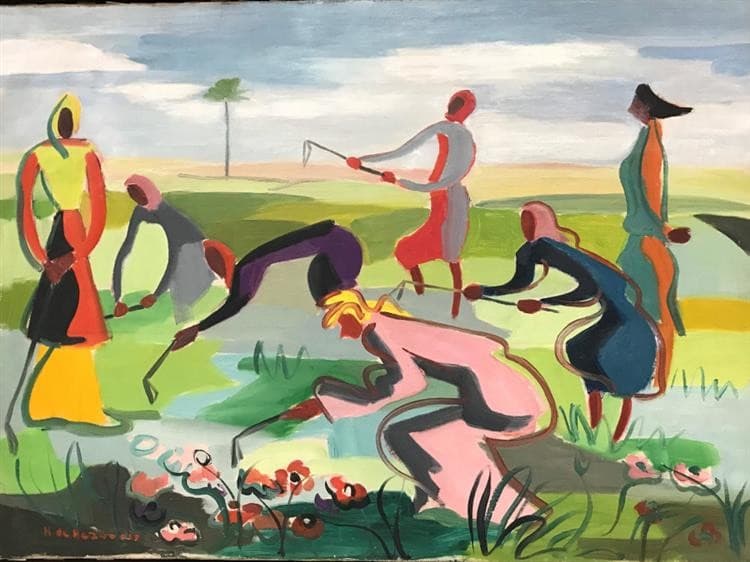 Moissonneuse Au Maroc — Hélène de Beauvoir