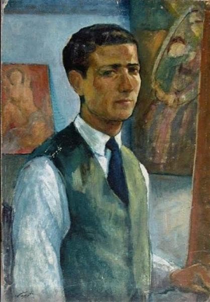 Self Portrait — Ismail Shammout
