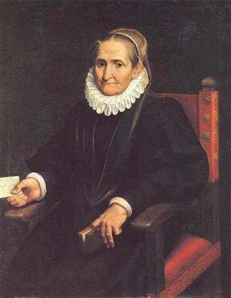 Self-portrait aged 78 — Sofonisba Anguissola