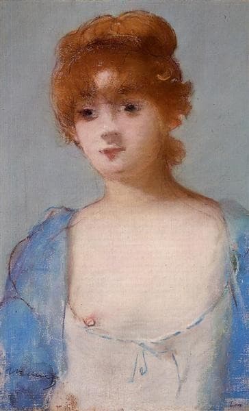 Young woman in a negligee — Édouard Manet
