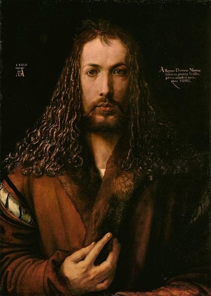 Self-Portrait at the Age of Twenty Eight — Albrecht Dürer