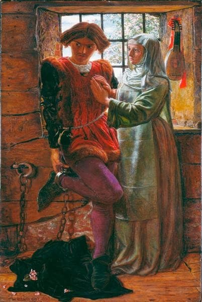 Claudio and Isabella — William Holman Hunt
