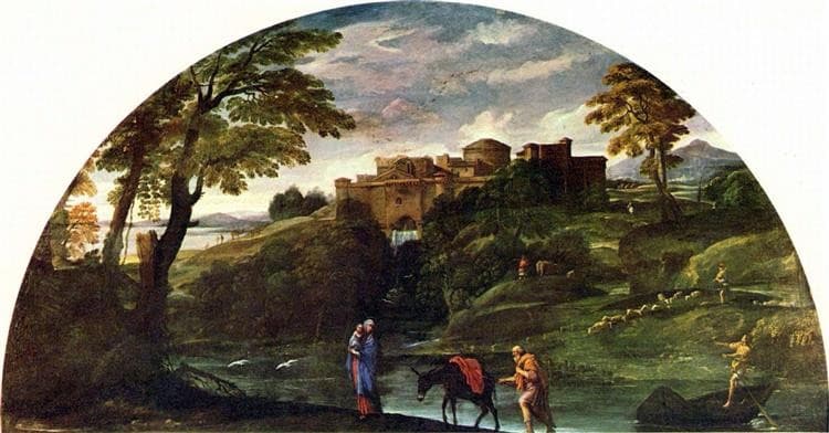 The Flight into Egypt — Annibale Carracci