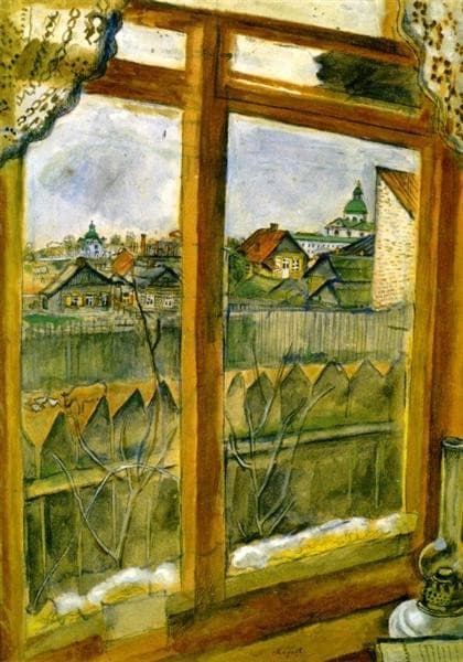 View from a Window (Vitebsk) — Marc Chagall