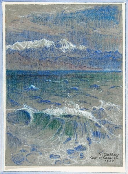 Gulf of Corinth (Parnassus) — Violet Oakley