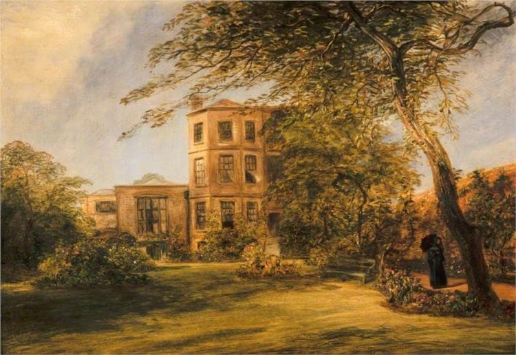 View of Sir David Wilkie's House in Vicarage Place, Kensington — William Collins