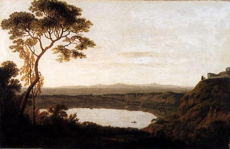 Lake Albano — Joseph Wright of Derby