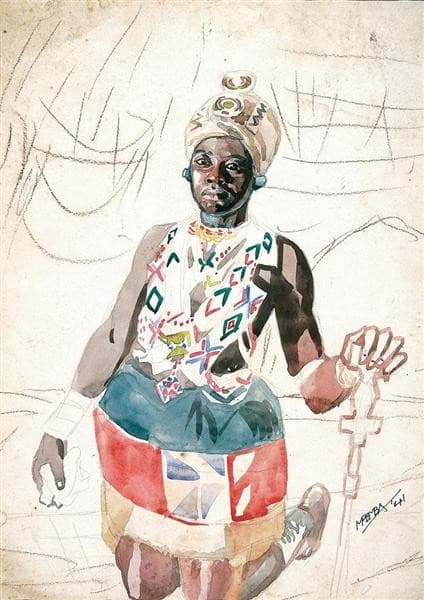 Zulu woman – unfinished symphony — George Pemba