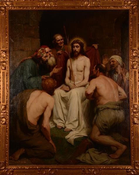 The Mocking of Christ — Leo Steel