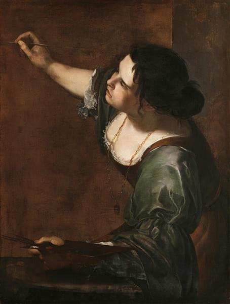 Self-portrait as the Allegory of Painting — Artemisia Gentileschi