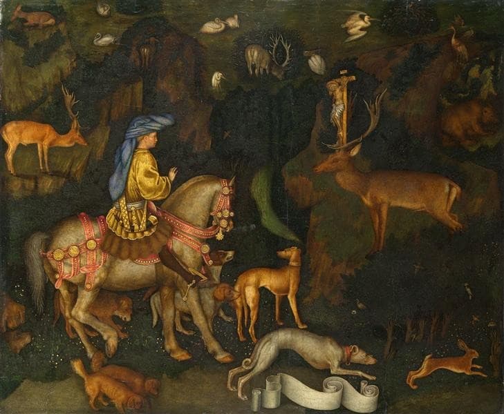 The Vision of Saint Eustace — Pisanello