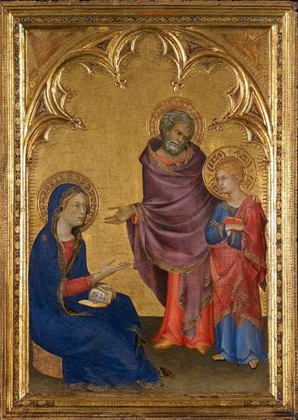 Christ Discovered in the Temple — Simone Martini