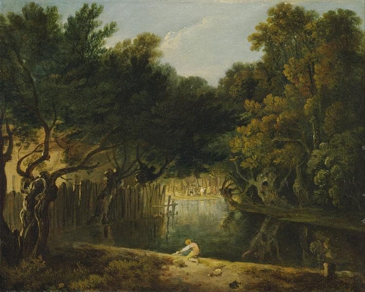 View of the Wilderness in St. James's Park — Richard Wilson