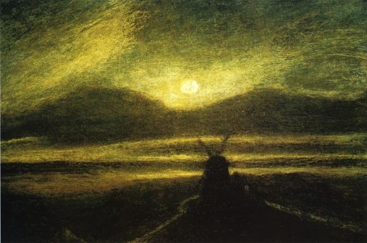 The Old Mill by Moonlight — Albert Pinkham Ryder