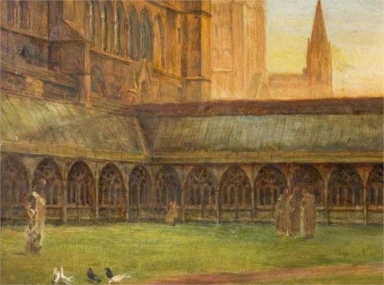 Lincoln Cathedral, the Cloisters — Edward R. Taylor