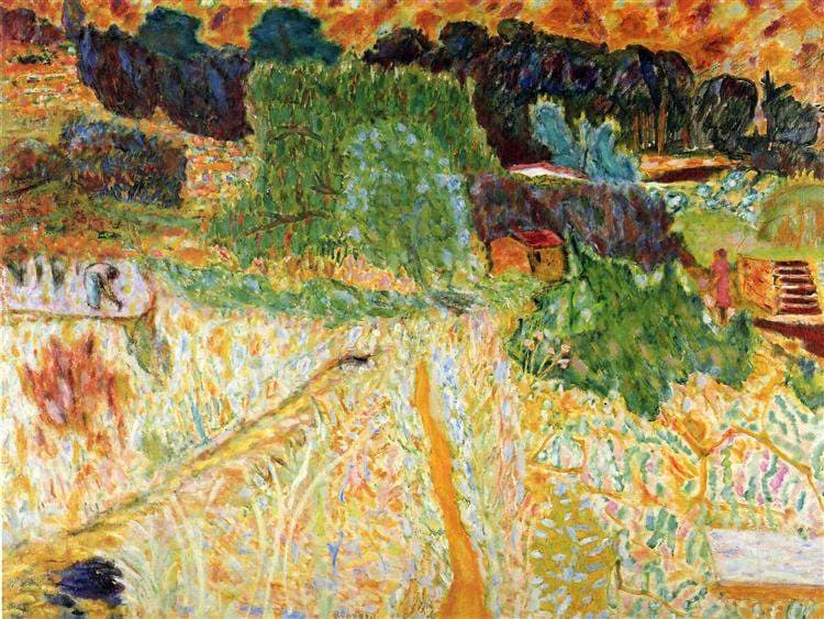 View from the Artist's Studio, Le Cannet — Pierre Bonnard