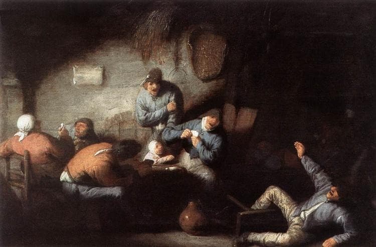 Inn Scene — Adriaen van Ostade