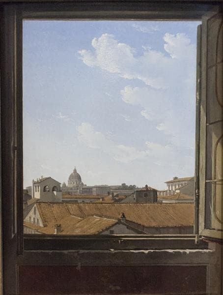 View of Rome from the window — Hendrik Voogd