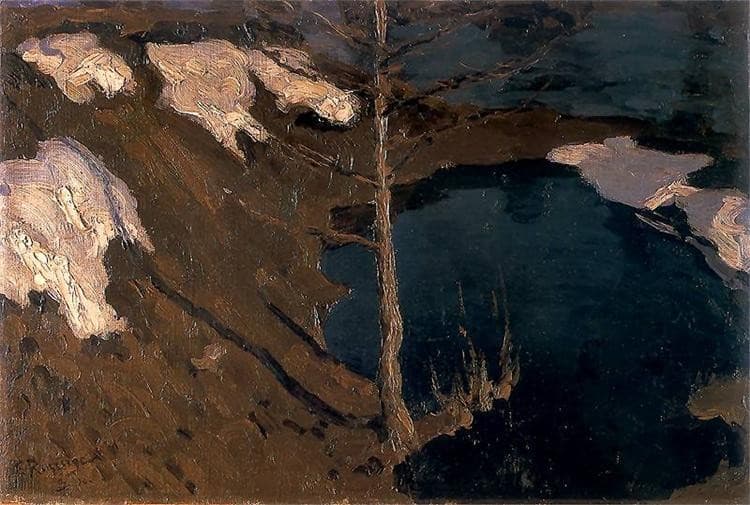 Forest creek — Ferdynand Ruszczyc