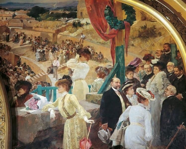 Fresco at Le Train Bleu — Maignan Albert