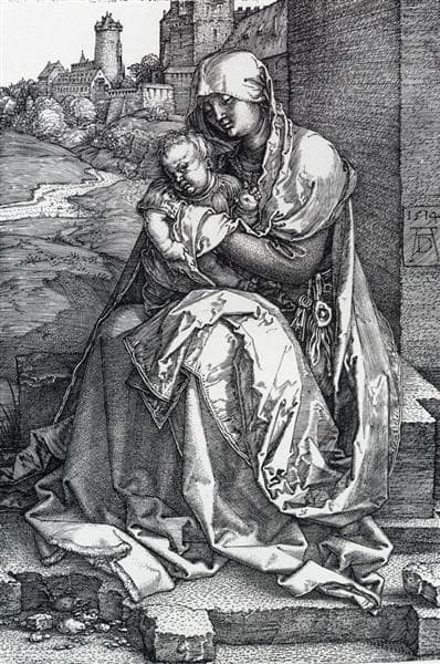 Madonna by the Wall — Albrecht Dürer
