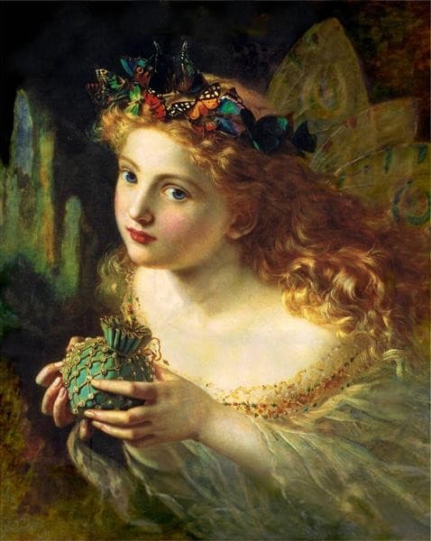 Take the Fair Face of Woman, and Gently Suspending, With Butterflies, Flowers, and Jewels Attending, Thus Your Fairy is Made of Most Beautiful Things — Sophie Gengembre Anderson