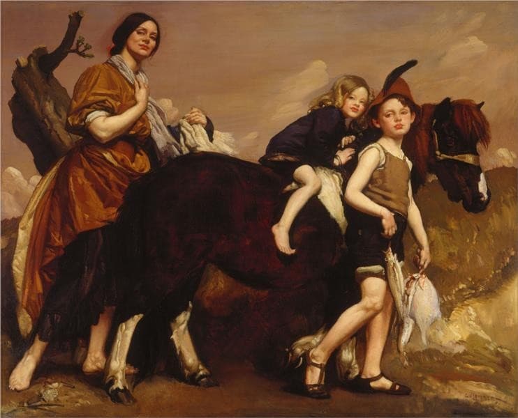 Holiday in Essex — George Washington Lambert