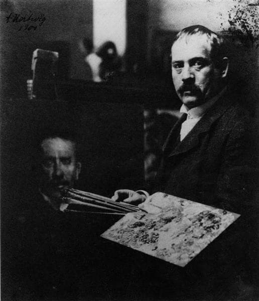 Lovis Corinth in the Berlin Atelier — Aura Hertwig