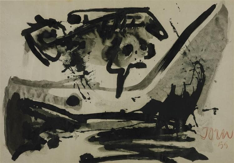 The Black Flight — Asger Jorn
