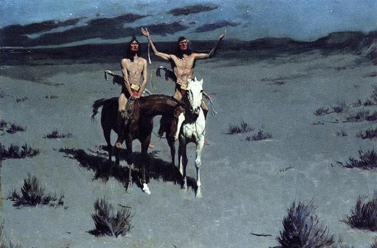 Pretty Mother of the Night—White Otter is No Longer a Boy — Frederic Remington