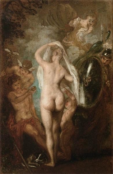 The Judgment of Paris — Jean-Antoine Watteau