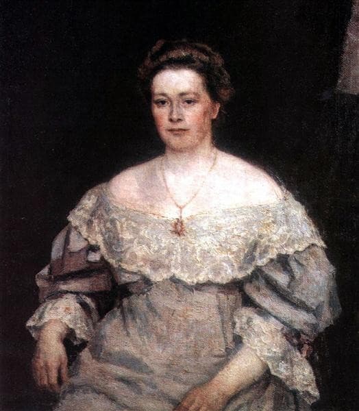 Портрет А. П. Юргенсон — Vasily Surikov