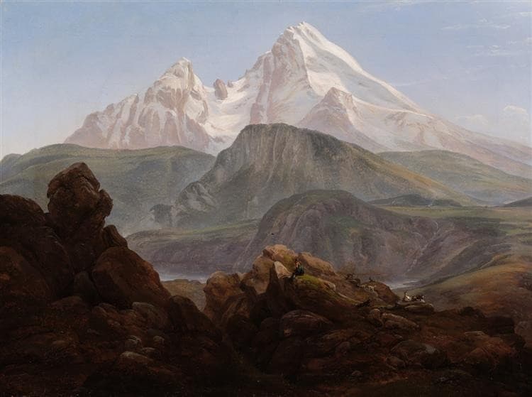 The Watzmann — Johan Christian Dahl