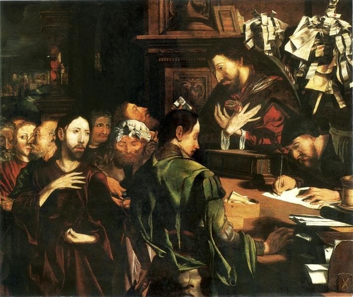 The Calling of St. Matthew — Marinus van Reymerswaele