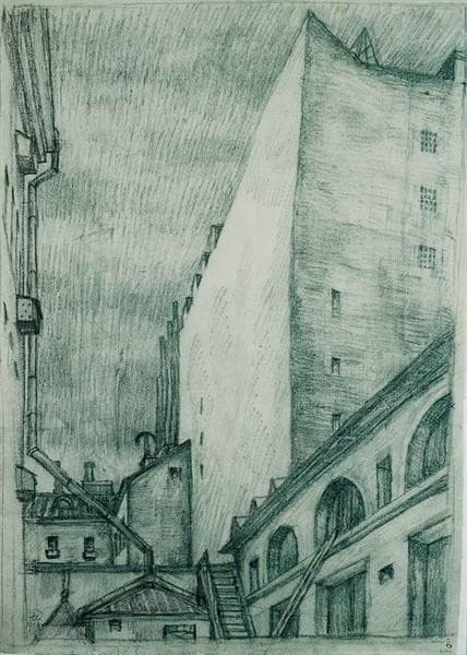 City — Mstislav Dobuzhinsky