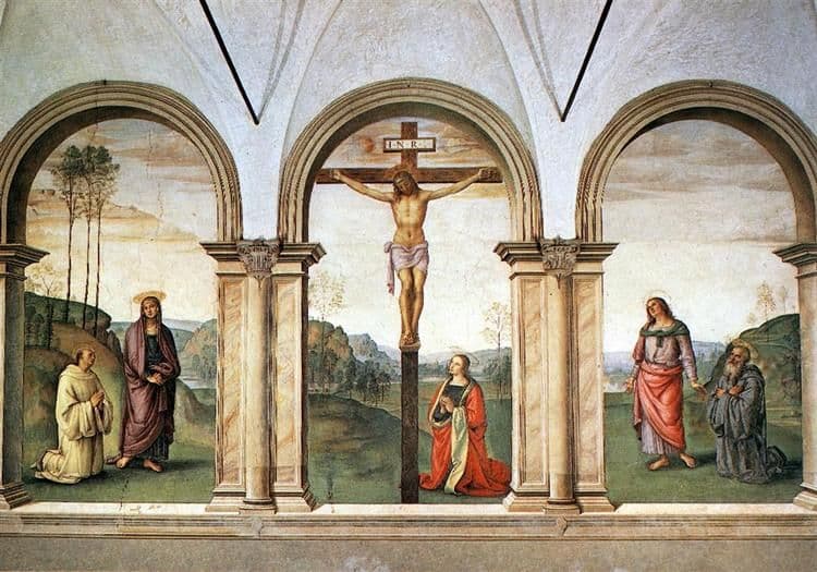 The Pazzi Crucifixion — Pietro Perugino