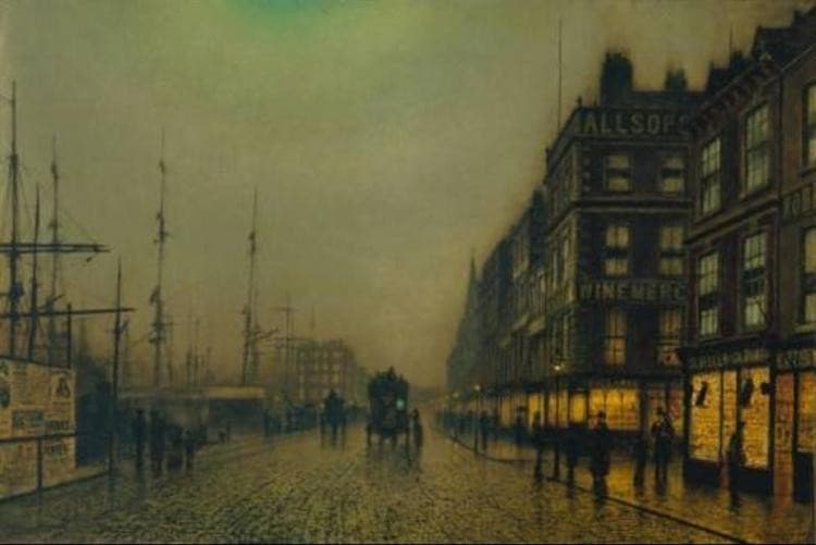 Liverpool Quay by Moonlight — Atkinson Grimshaw