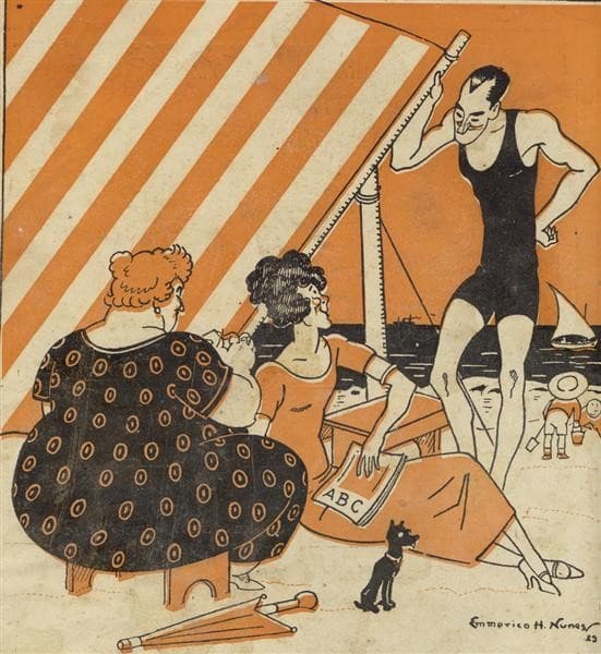 Capa "ABC - Revista Portugueza", nº 162, Ano IV de 23 de Agosto — Emmerico Nunes