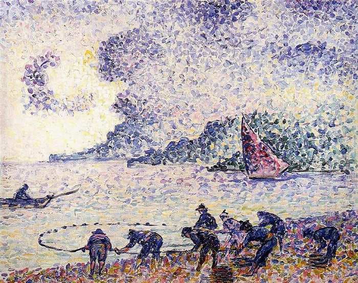 Fisherman — Henri-Edmond Cross