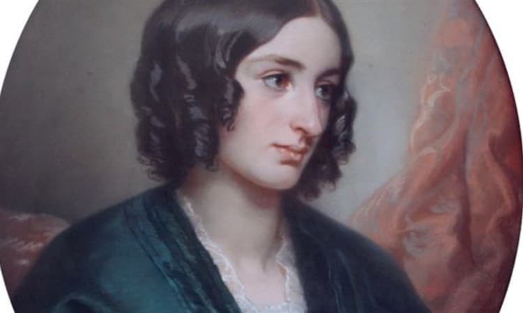 Portrait De Jeune Femme À La Robe Bleue — Félix Louis Leullier