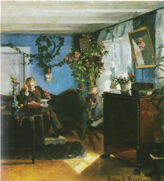 Blue Interior — Kitty Lange Kielland