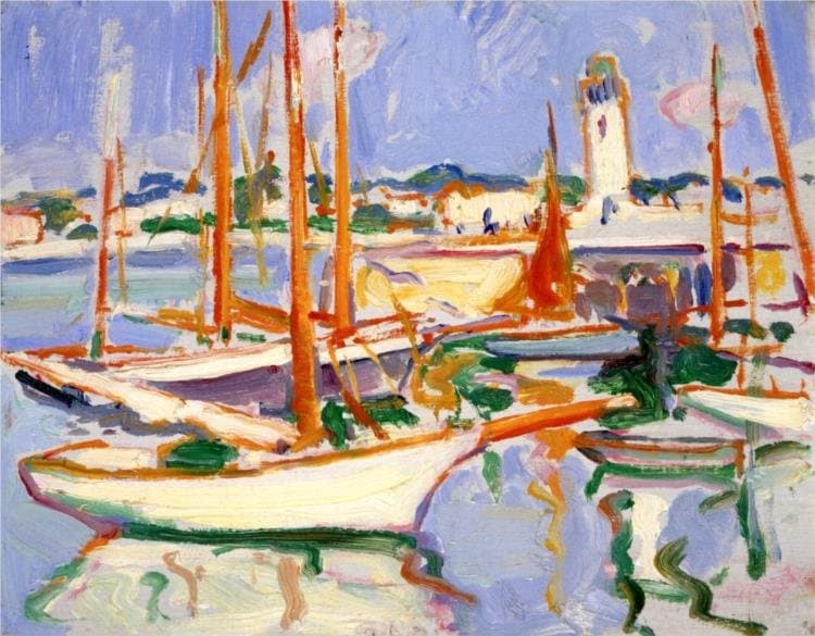 Boats at Royan — Samuel Peploe