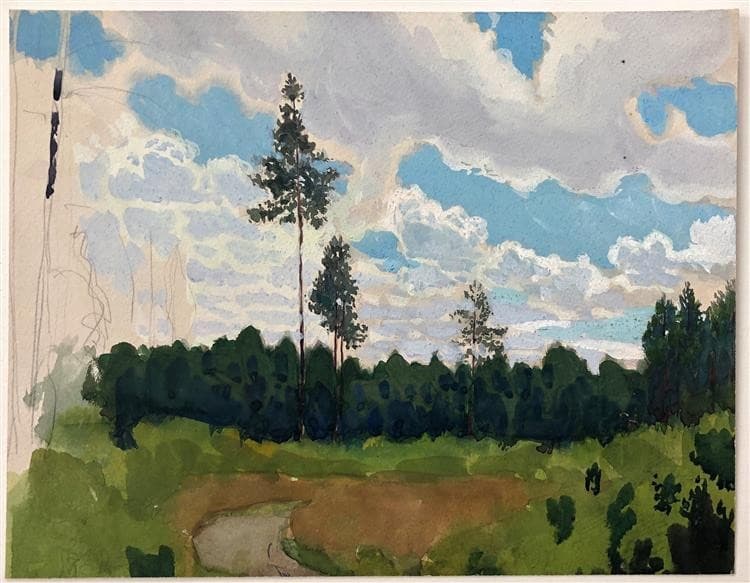 Summer landscape — Hryhorii Havrylenko
